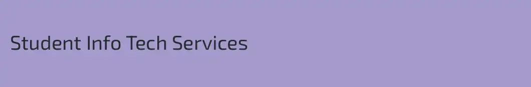 Student Info Tech Services